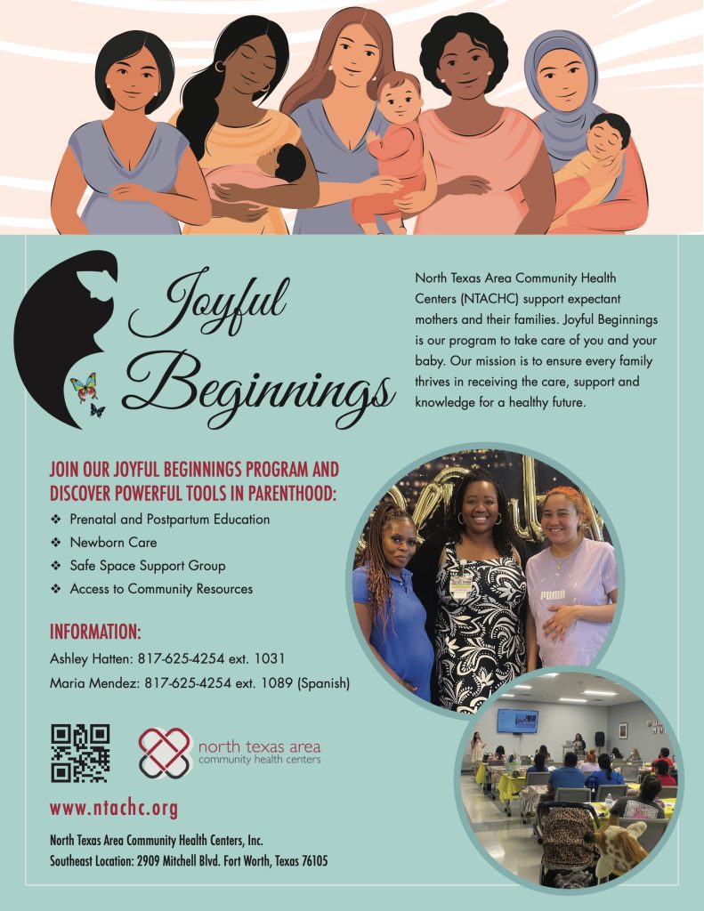 Joyful Beginnings flyer - English